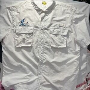 Mens Banana Boat Virginia Beach UPF 40+ Outdoor Utility Shirt Size xxl 185